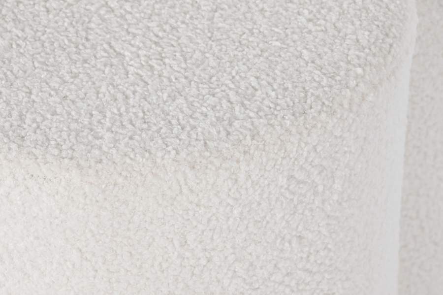 Reposapies Poliester 53X53X40 Borreguito Blanco