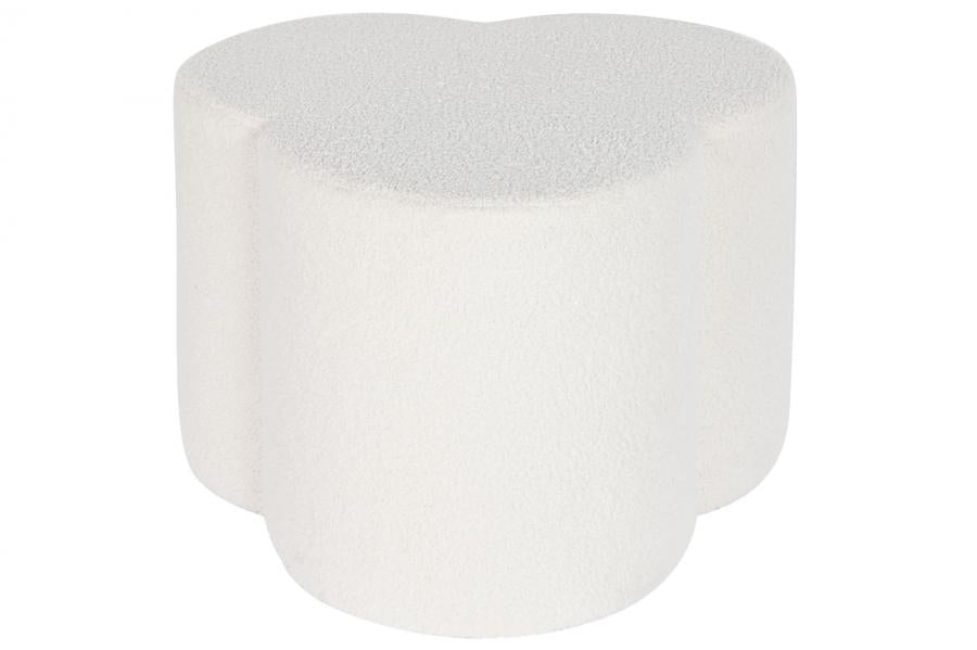 Reposapies Poliester 53X53X40 Borreguito Blanco