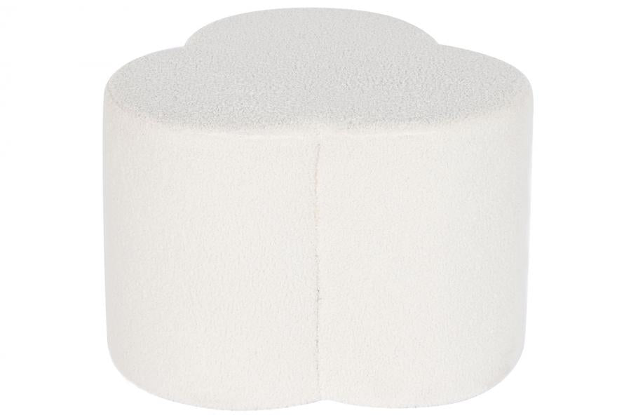 Reposapies Poliester 53X53X40 Borreguito Blanco