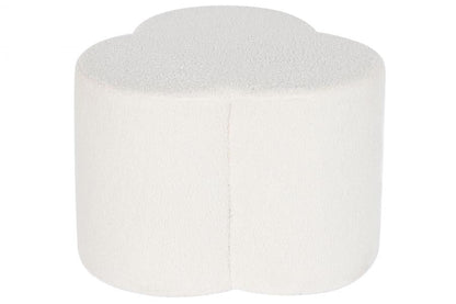 Reposapies Poliester 53X53X40 Borreguito Blanco
