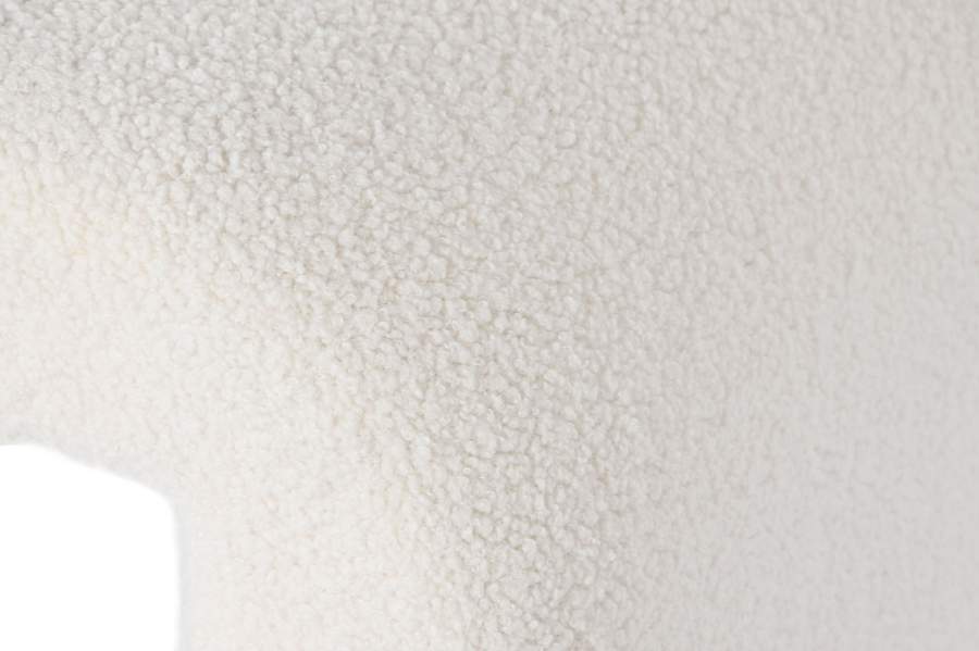 Descalzadora Poliester 112X43X44 Borreguito Blanco