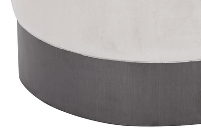Reposapies Poliester 35X35X40 Gris Claro
