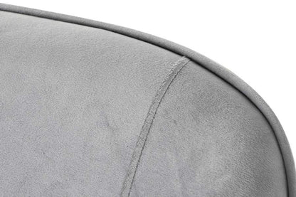 Butaca Poliester Madera 59X66X76 Terciopelo Gris