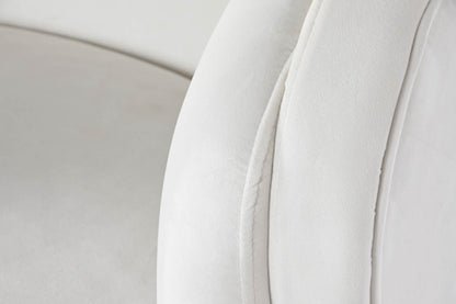 Butaca Poliester Madera 91X80X78 Blanco