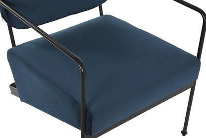 Butaca Poliester Metal 55_5X72X71 Azul