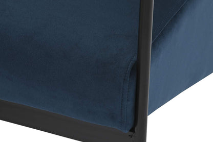 Butaca Poliester Metal 55_5X72X71 Azul