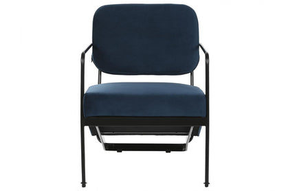 Butaca Poliester Metal 55_5X72X71 Azul