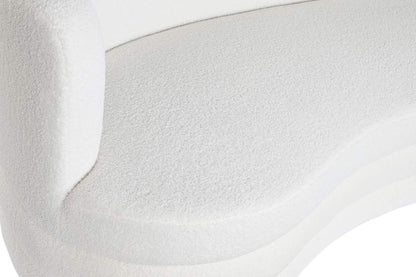 Sofa Poliester 193X92X79 Borreguito Blanco