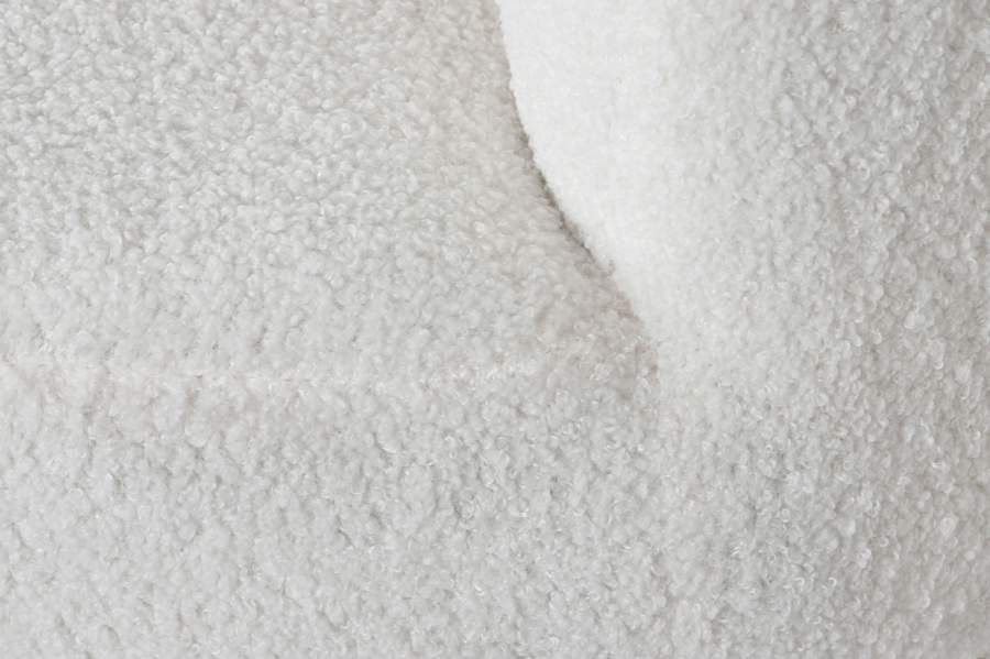 Sofa Poliester 193X92X79 Borreguito Blanco