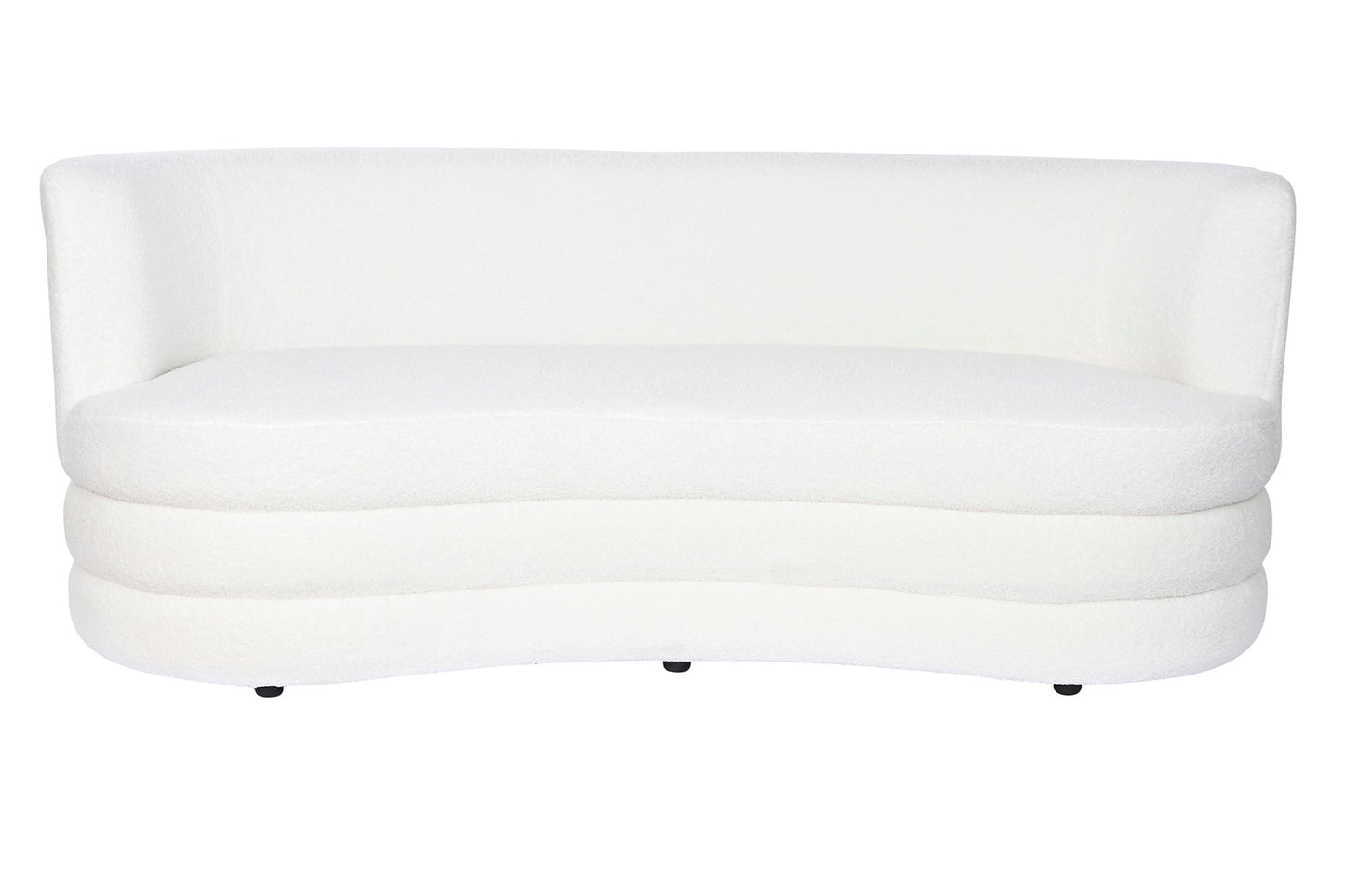 Sofa Poliester 193X92X79 Borreguito Blanco