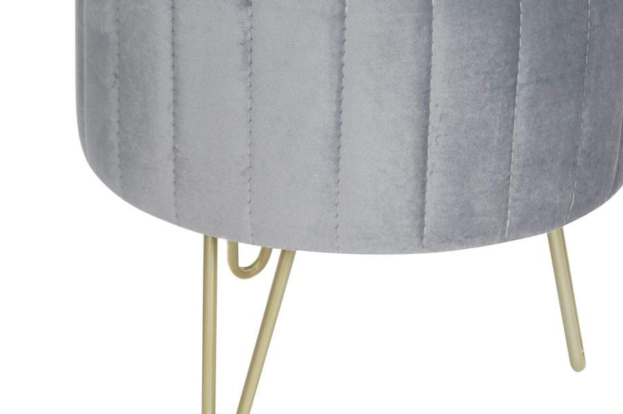 Reposapies Set 3 Poliester Metal 80X80X45