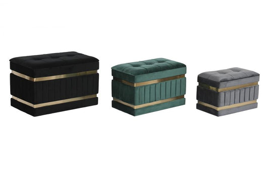 Descalzadora Set 3 Poliester Mdf 70X40X43