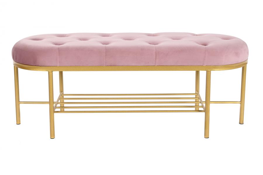 Descalzadora Poliester Metal 100X35X40 Rosa