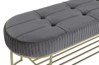 Descalzadora Poliester Metal 120X40X45 Terciopelo