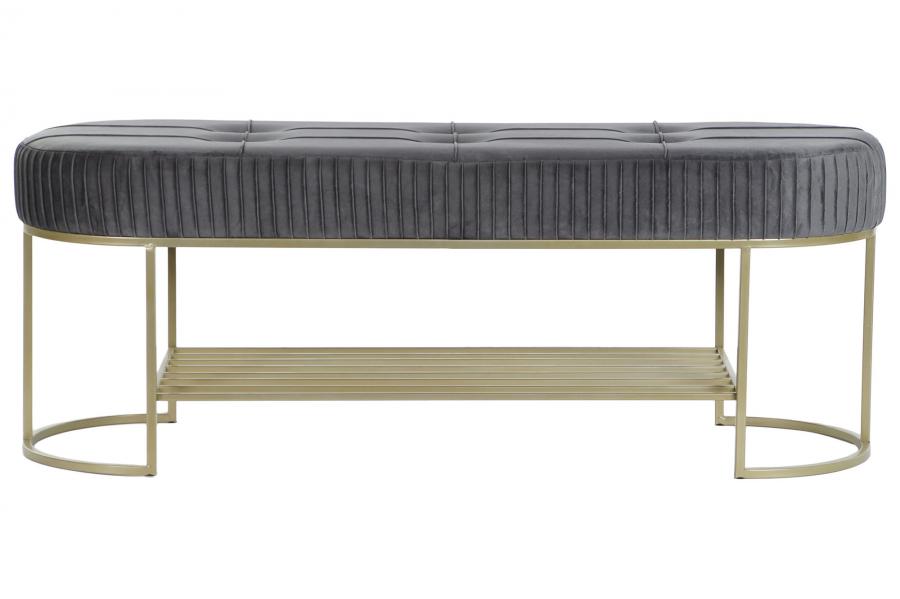 Descalzadora Poliester Metal 120X40X45 Terciopelo