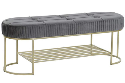 Descalzadora Poliester Metal 120X40X45 Terciopelo