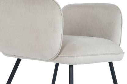 Butaca Poliester Metal 65X60X83 Beige