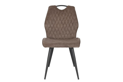 Silla Poliester Metal 60X48X88_5 Asa Marron Oscuro
