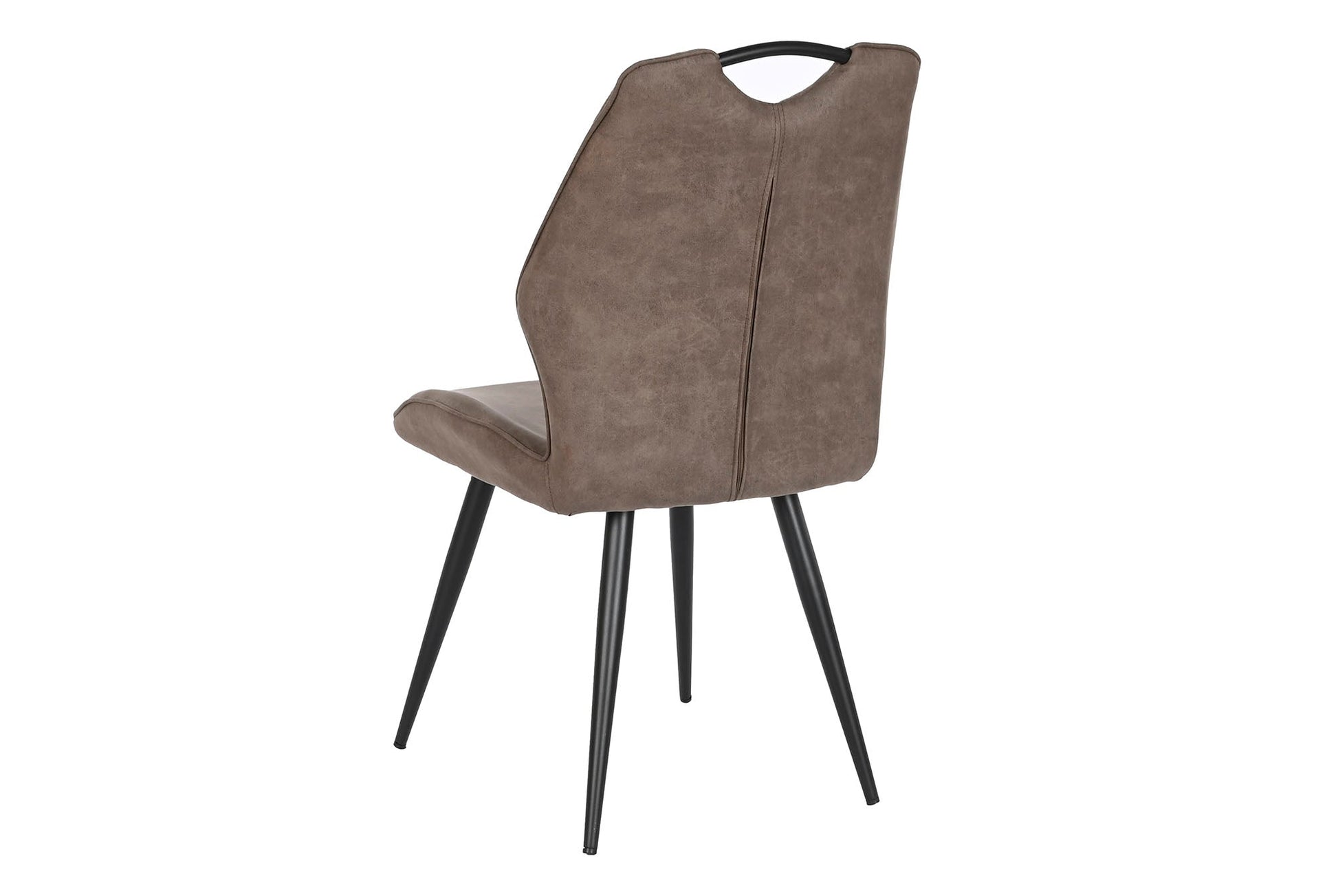 Silla Poliester Metal 60X48X88_5 Asa Marron Oscuro