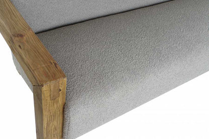 Sofa Madera Reciclada Poliester 221X94X83 Boucle