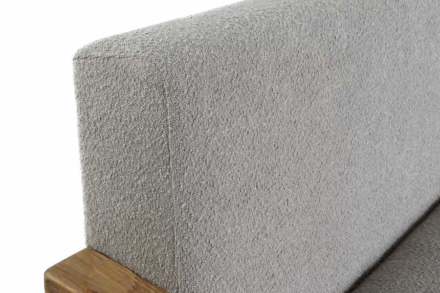 Sofa Madera Reciclada Poliester 221X94X83 Boucle