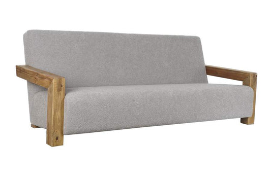 Sofa Madera Reciclada Poliester 221X94X83 Boucle