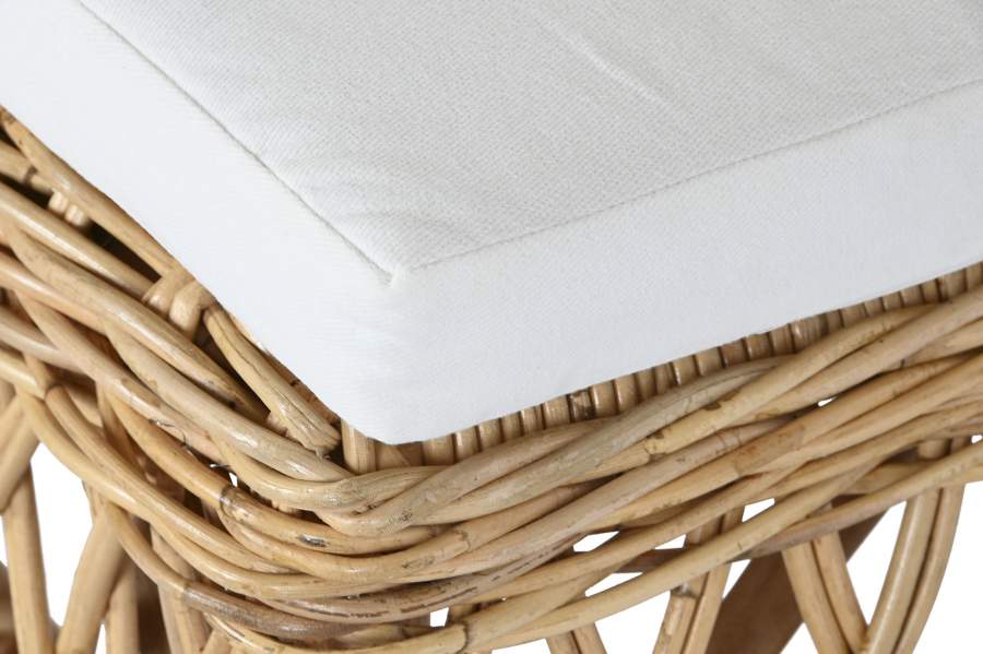 Silla Ratan 47X58X90 Con Cojin Natural