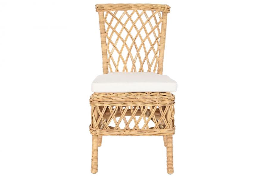 Silla Ratan 47X58X90 Con Cojin Natural