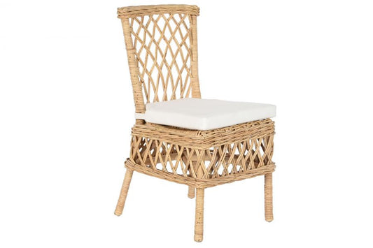 Silla Ratan 47X58X90 Con Cojin Natural