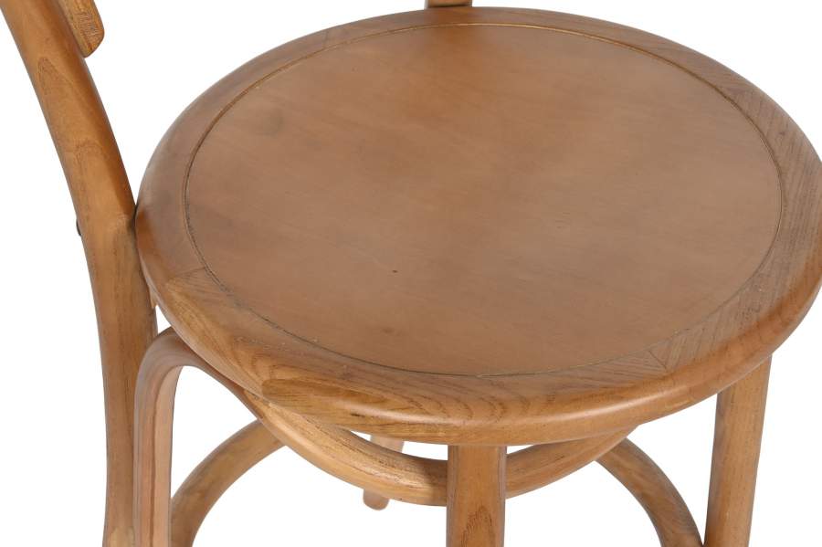 Taburete Olmo Ratan 41X41X95 Marron