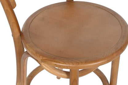 Taburete Olmo Ratan 41X41X95 Marron