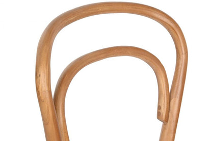 Taburete Olmo Ratan 41X41X95 Marron