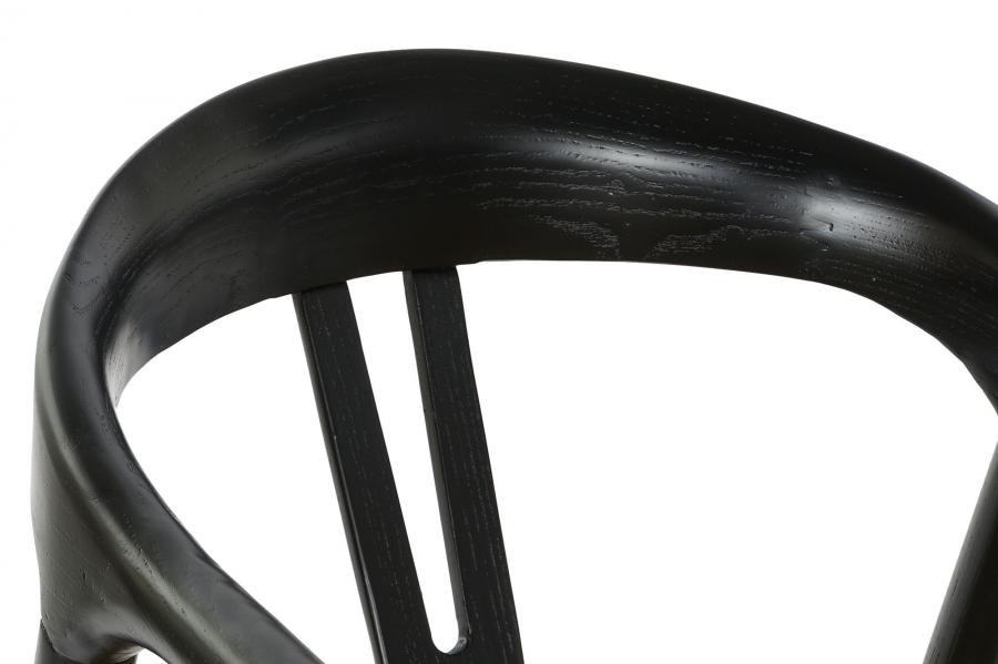 Silla Olmo Fibra 57X53X78 Negro
