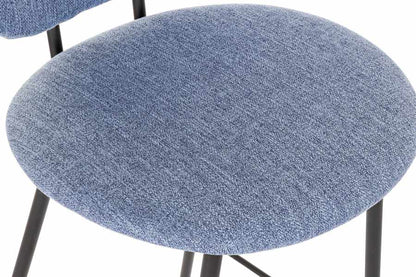 Taburete Poliester Metal 50X46X101 75 Azul