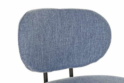 Taburete Poliester Metal 50X46X101 75 Azul