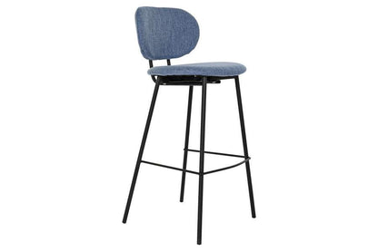 Taburete Poliester Metal 50X46X101 75 Azul