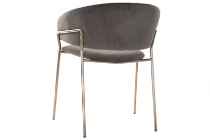 Silla Poliester Metal 58X53X73 Terciopelo