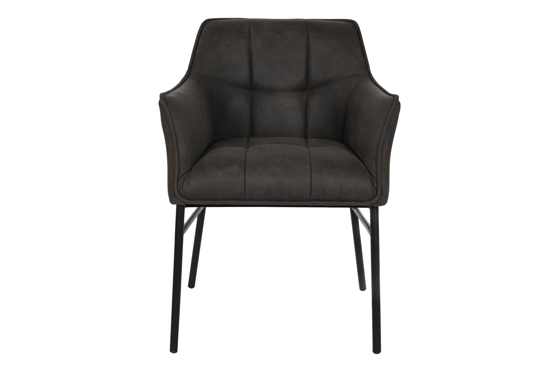 Silla Microfibra Metal 60X60X84 Simil Piel