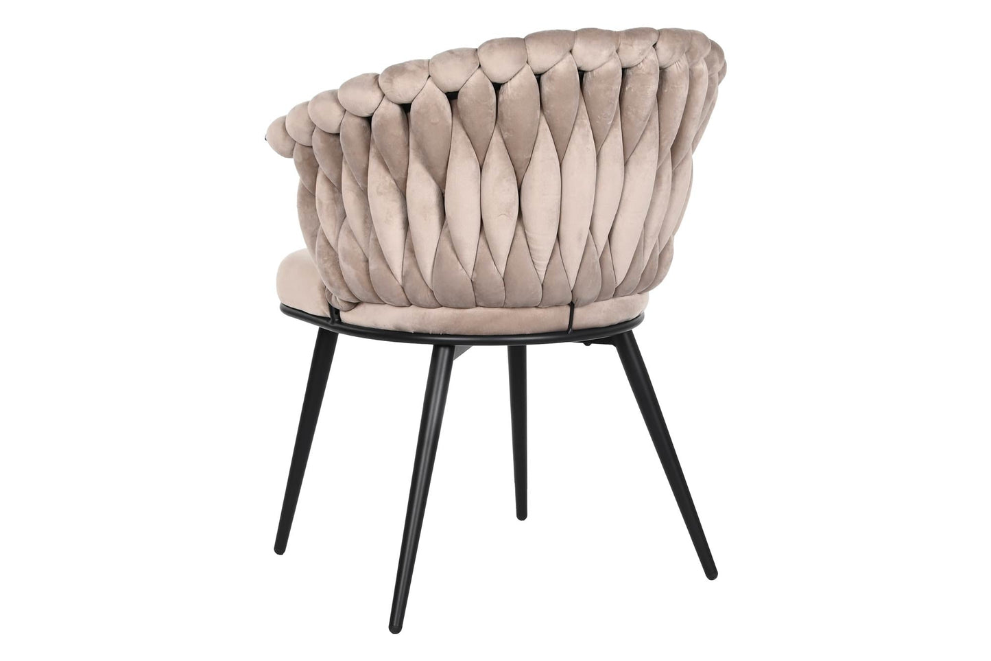 Silla Poliester Metal 60X66X84 Beige