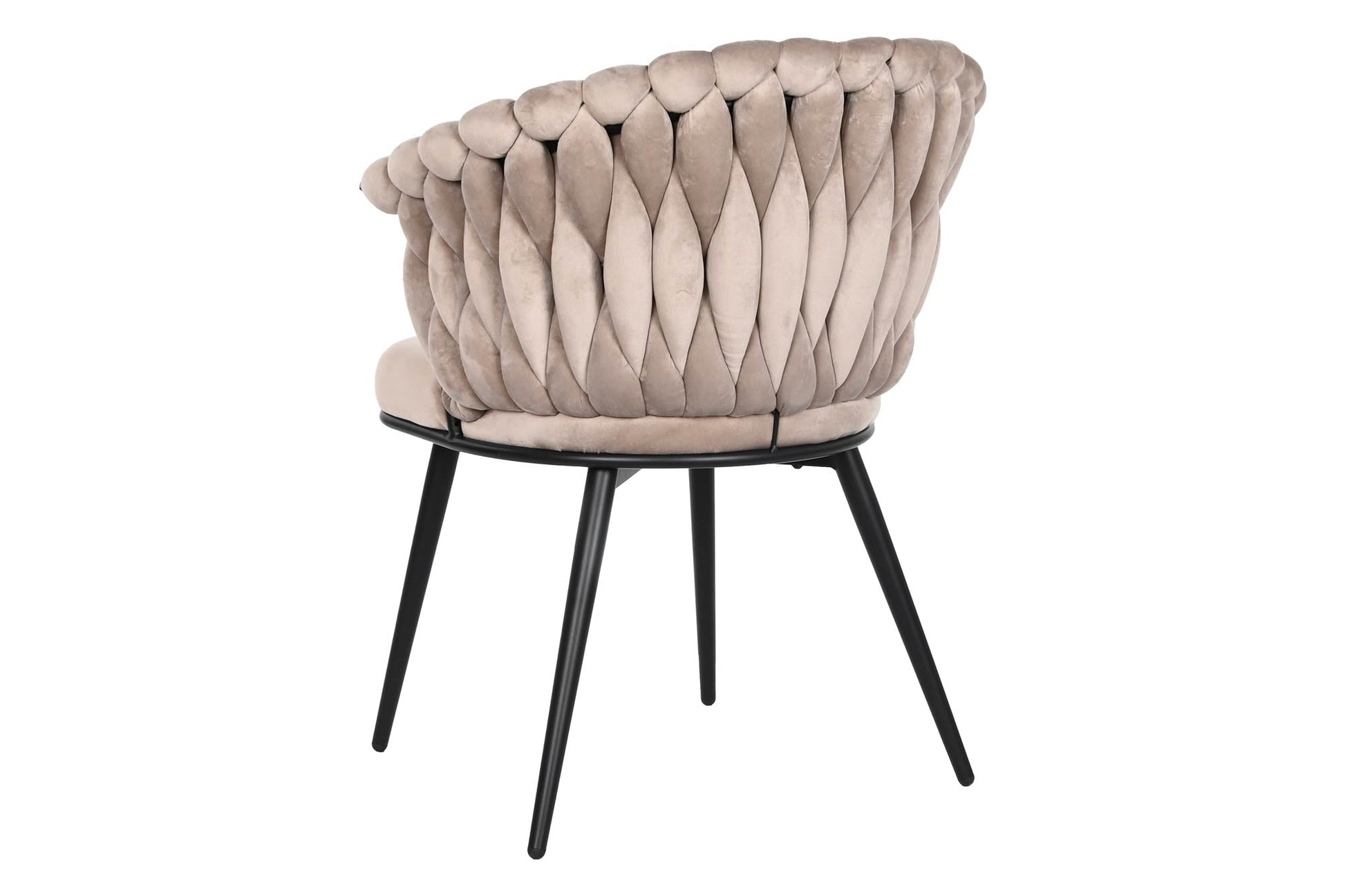 Silla Poliester Metal 60X66X84 Beige