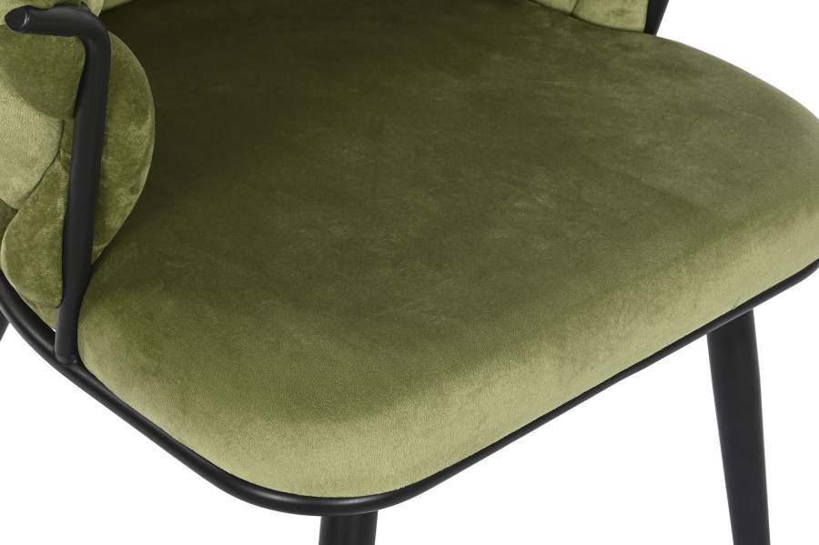 Silla Poliester Metal 60X66X84 Verde