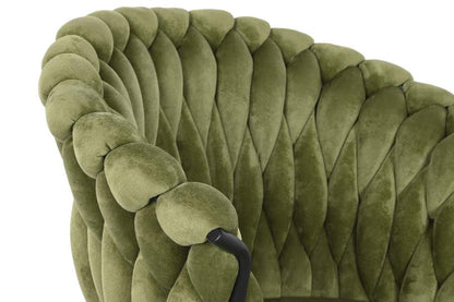 Silla Poliester Metal 60X66X84 Verde