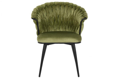 Silla Poliester Metal 60X66X84 Verde