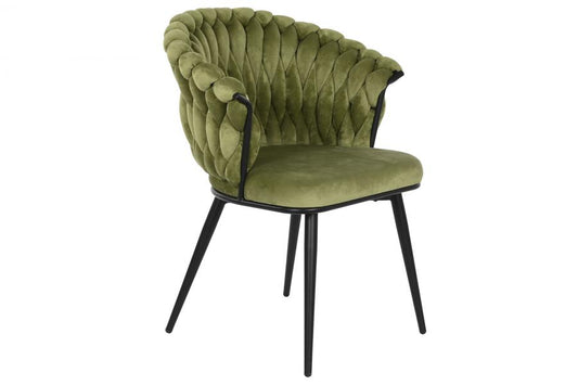 Silla Poliester Metal 60X66X84 Verde