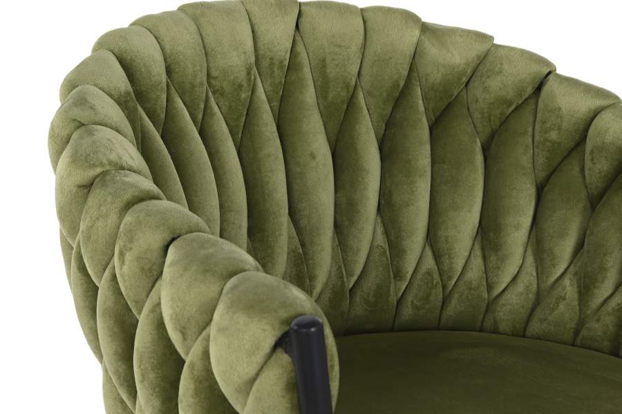 Taburete Poliester Metal 53X58X101 Verde