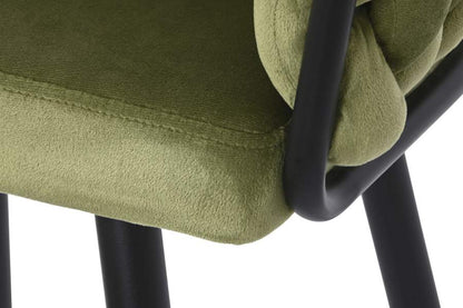 Taburete Poliester Metal 53X58X101 Verde