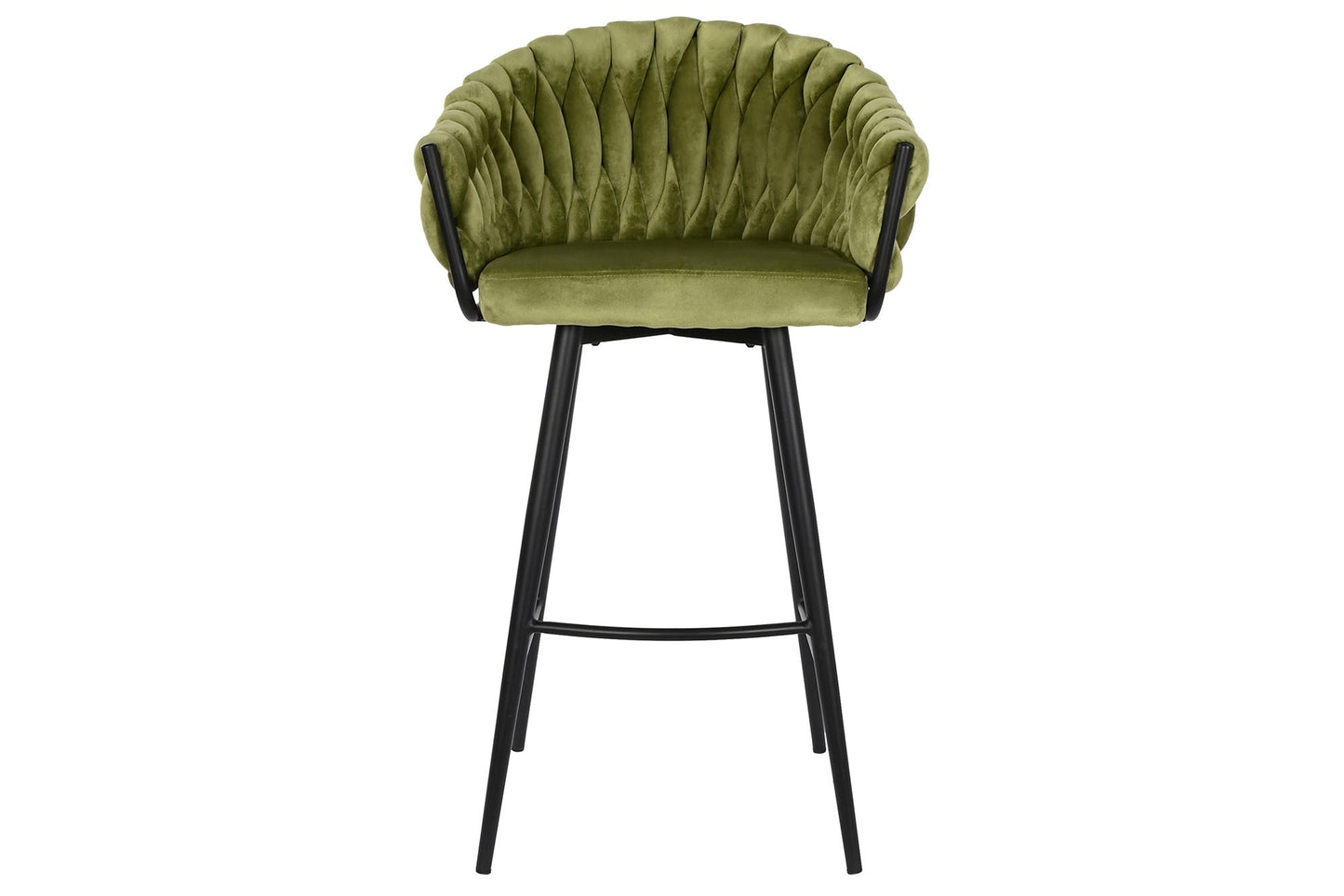 Taburete Poliester Metal 53X58X101 Verde