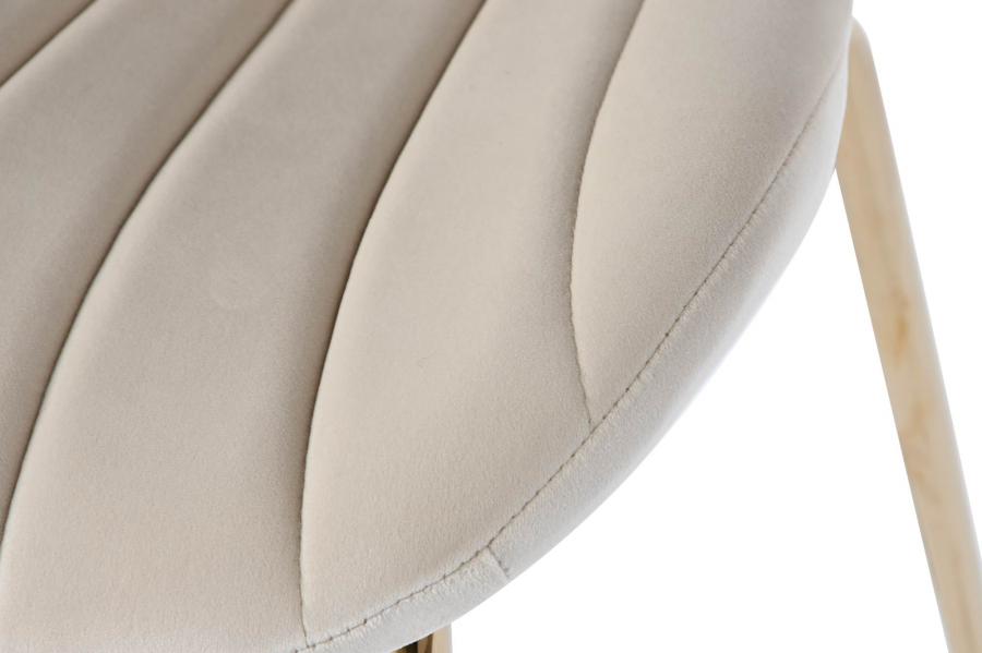 Silla Poliester Metal 54X49X84 Crema