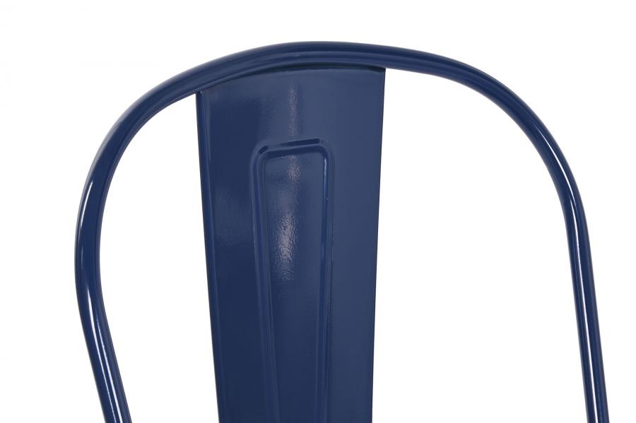 Silla Metal 45X48X86 Apilable Azul