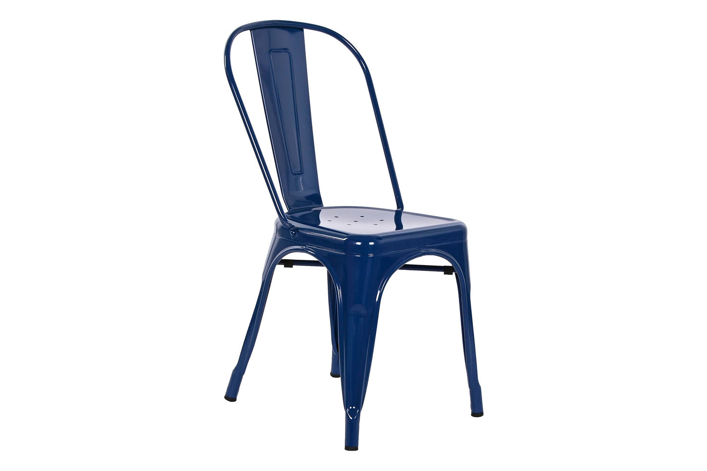 Silla Metal 45X48X86 Apilable Azul